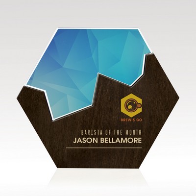 Small Hexagon Edge Puzzle Award